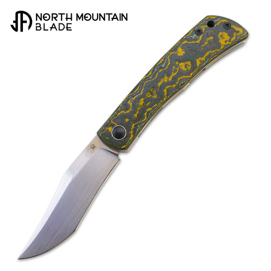Jellyfish ZDP189 Steel Green Yellow Ceramic Carbon Fiber Prototype