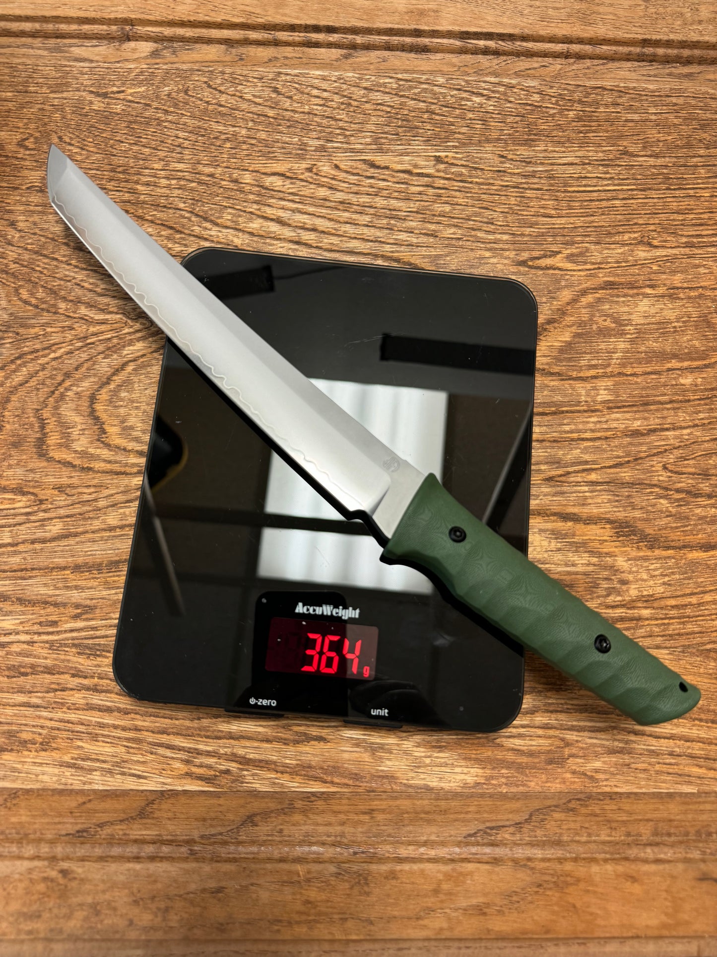 The Chop Plus 15inch Classic Japan Tanto tactical knife SLD-Magic green G10