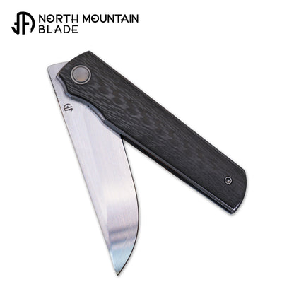 2412-CFCP Clip Point Hand-brushed finish