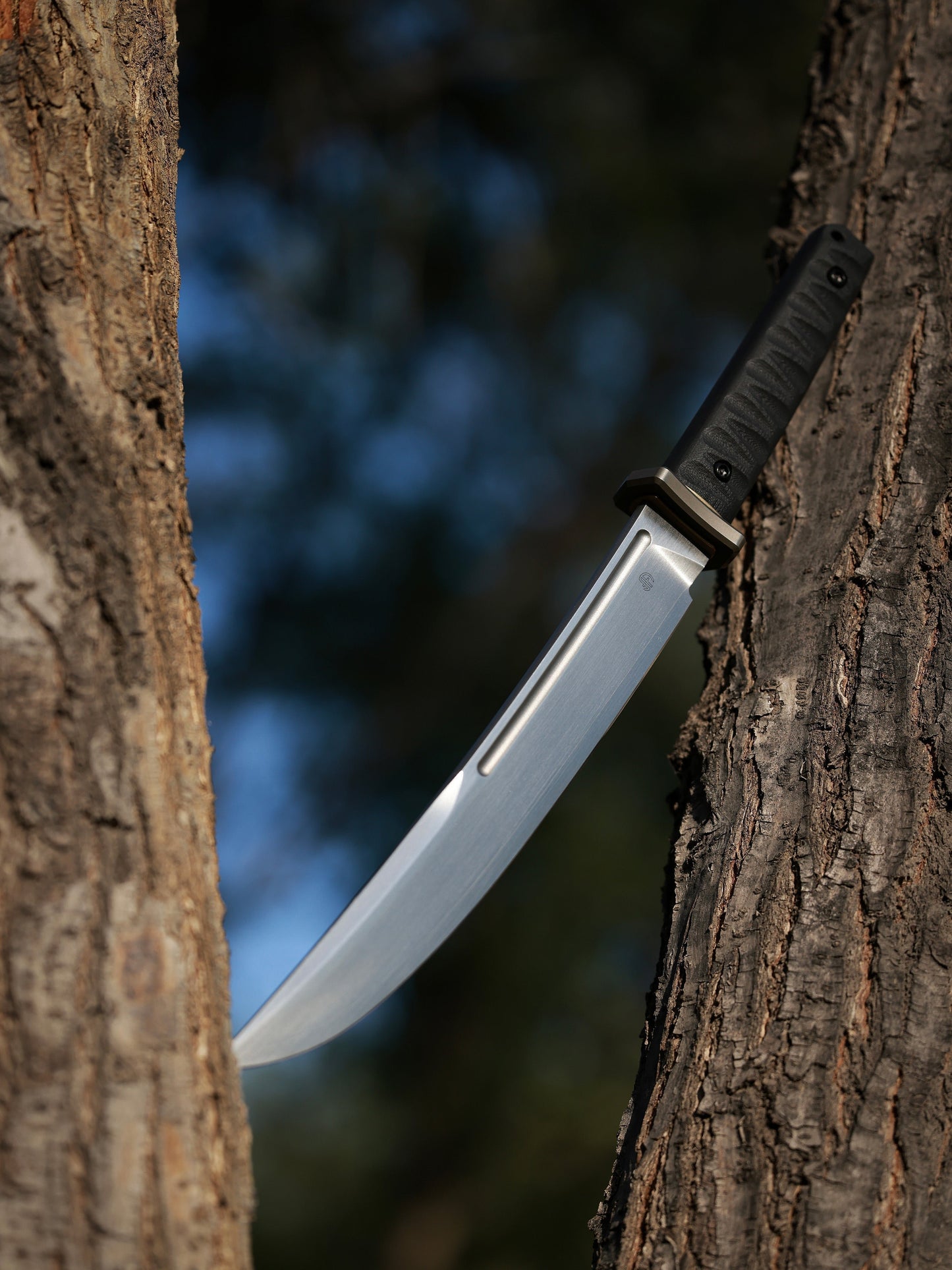 Wakizashi Hand ground hand rub satin finished North Mountain Blade