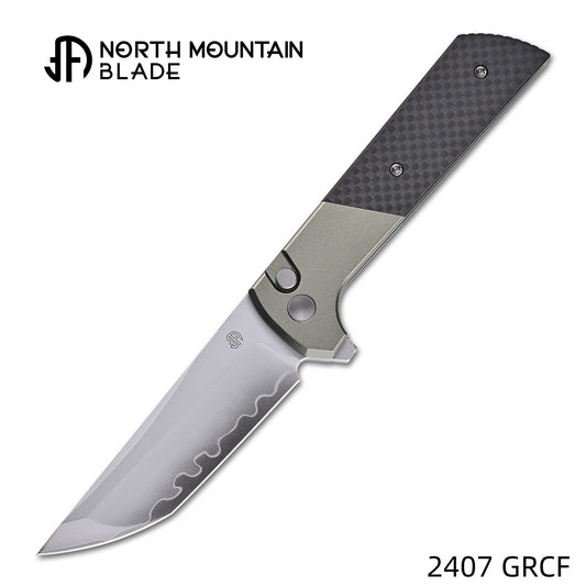 2407-GRCF Anodized aluminum alloy handle Carbon Fiber