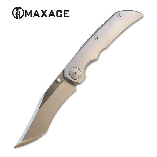 MAXACE knife KINGSNAKE M390 Titanium handle