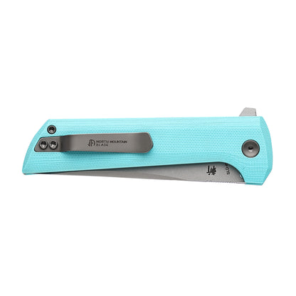 Chop2 2405-SB Sky Blue G10 Real SAN MAI SLD-Magic Japanese TANTO style tactical folding knife