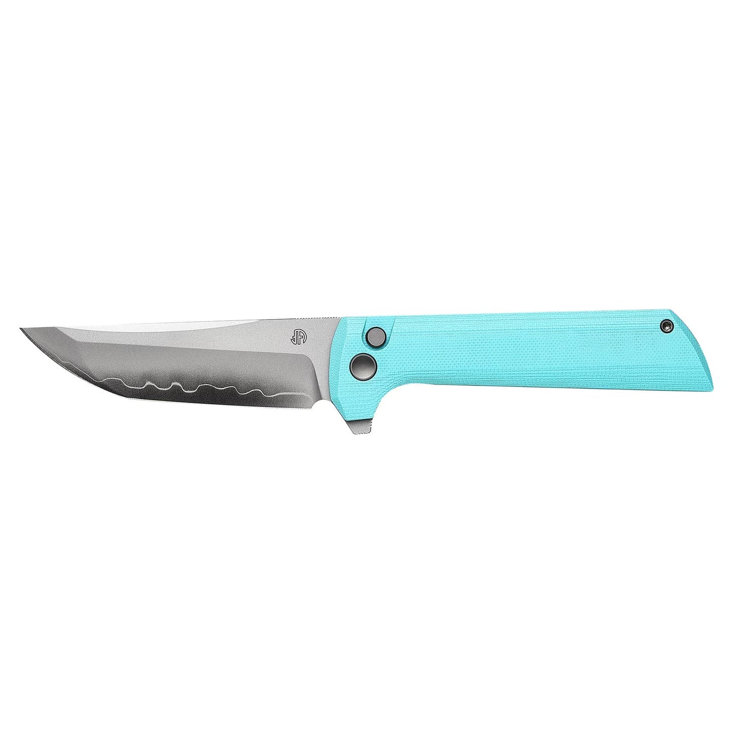 【Chop 2】Sky Blue G10 Real SAN MAI SLD-Magic Japanese TANTO style tactical folding knife