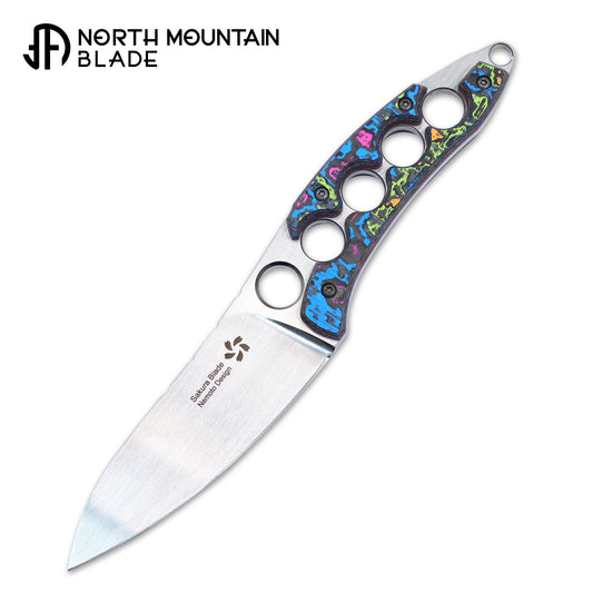 SHURA Sakura Blade Nemoto Design ZDP-189 Ceramic Carbon Fiber tactical knife