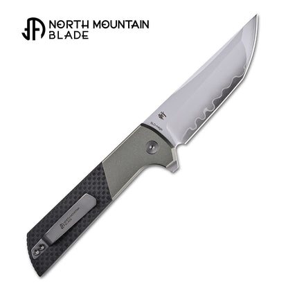 2407-GRCF Anodized aluminum alloy handle Carbon Fiber