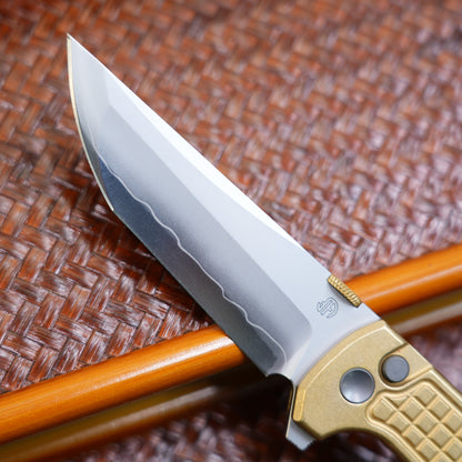 2404-BZ-G and Plates Aluminum bronze Tanto CNC Exclusive SLD-Magic