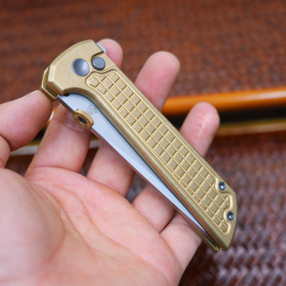 2404-BZ-G and Plates Aluminum bronze Tanto CNC Exclusive SLD-Magic