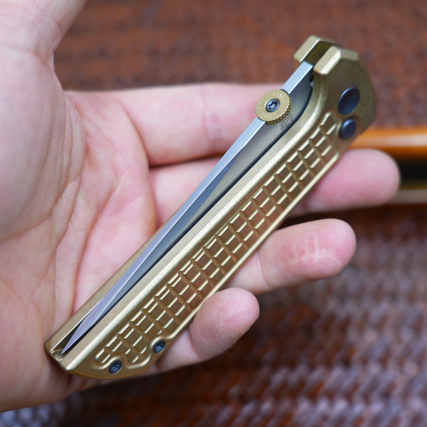 2404-BZ-G and Plates Aluminum bronze Tanto CNC Exclusive SLD-Magic