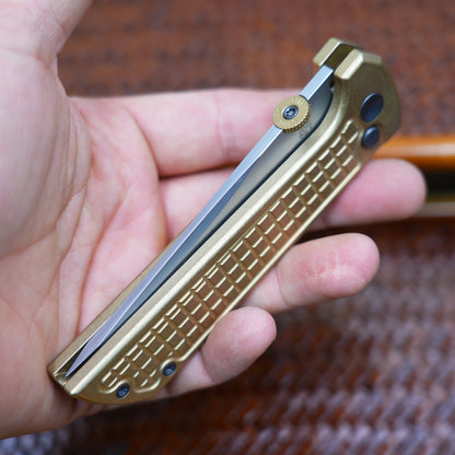 2404-BZ-G and Plates Aluminum bronze Tanto CNC Exclusive SLD-Magic