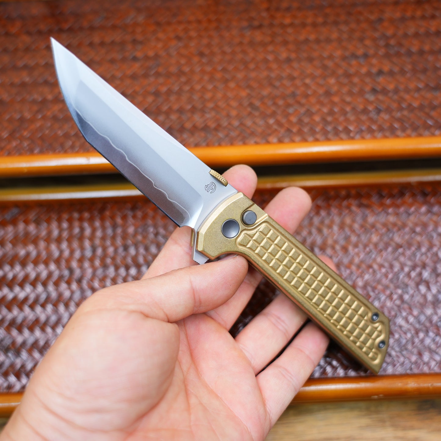 2404-BZ-G and Plates Aluminum bronze Tanto CNC Exclusive SLD-Magic