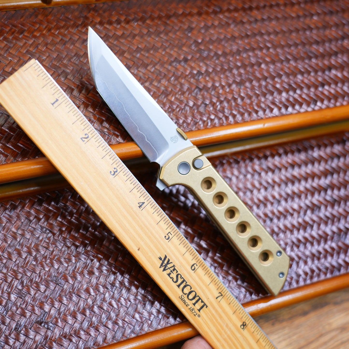 2404-BZ-H and Plates Aluminum bronze Tanto CNC Exclusive SLD-Magic