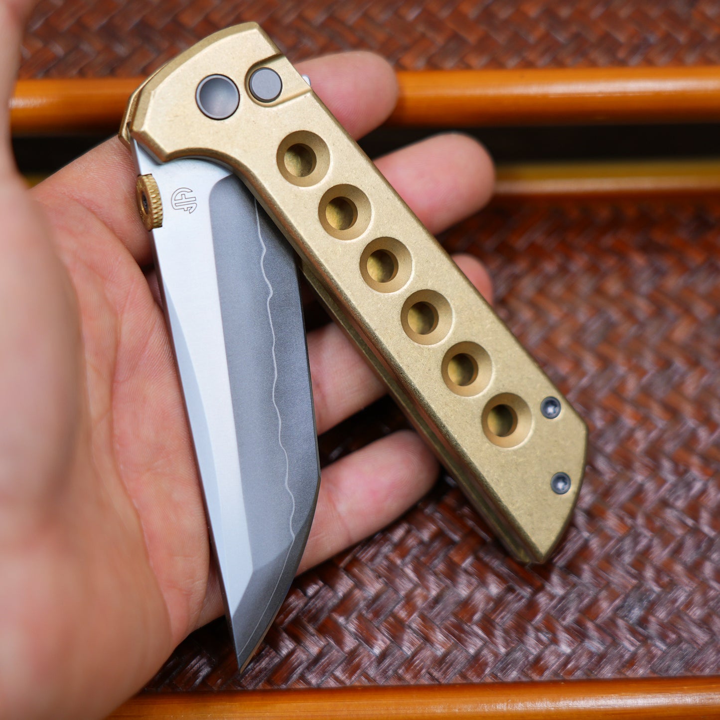 2404-BZ-H and Plates Aluminum bronze Tanto CNC Exclusive SLD-Magic