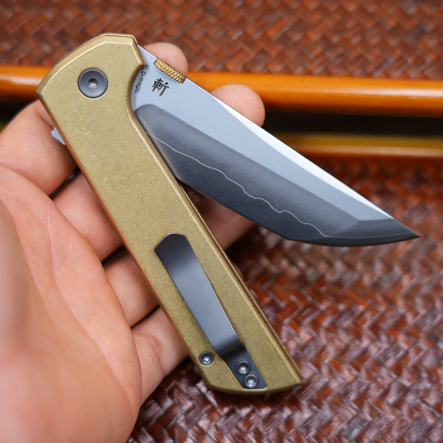 2404-BZ-H and Plates Aluminum bronze Tanto CNC Exclusive SLD-Magic