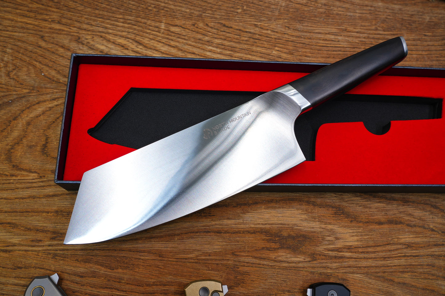 8-Inch Precision Slicing Knife – German DIN 1.4116 Steel with Premium Solid Wood Handle