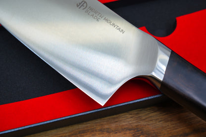 8-Inch Precision Slicing Knife – German DIN 1.4116 Steel with Premium Solid Wood Handle