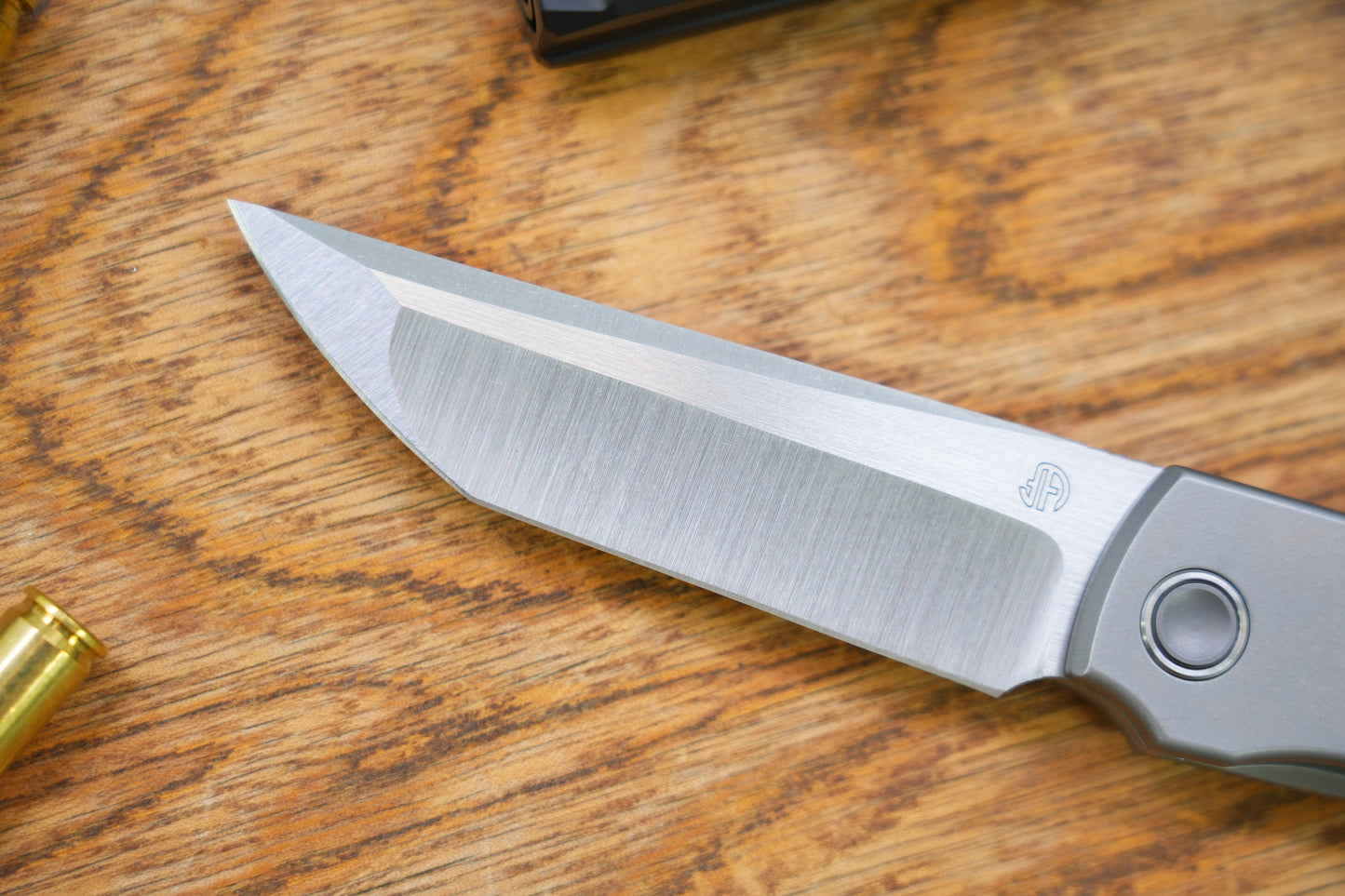 【Chop Kick Stop】Flat Titanium handle M390 Blade