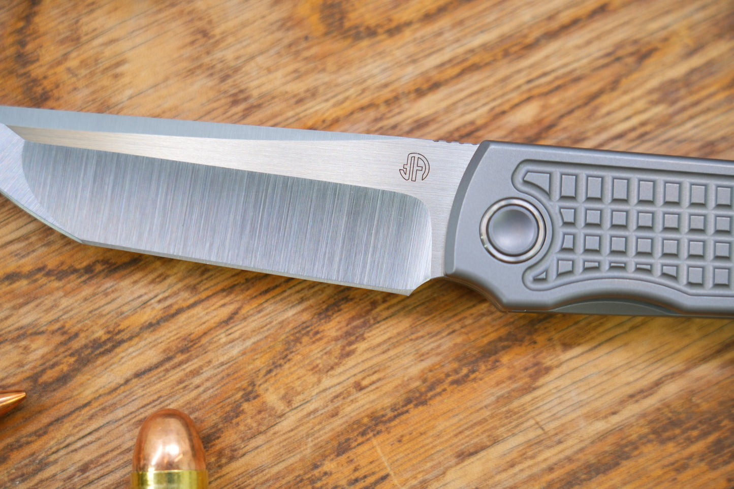 【Chop Kick Stop】Grid Titanium handle M390 Blade