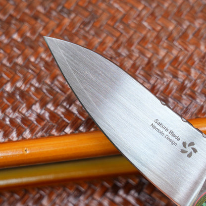 SHURA Sakura Blade Nemoto Design ZDP-189 Ceramic Carbon Fiber tactical knife