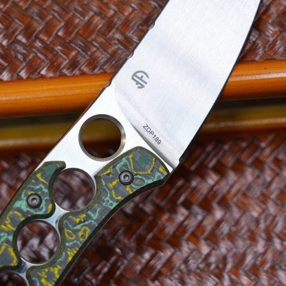 SHURA Sakura Blade Nemoto Design ZDP-189 Ceramic Carbon Fiber tactical knife
