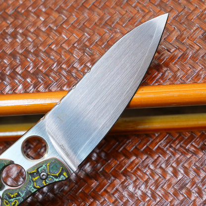 SHURA Sakura Blade Nemoto Design ZDP-189 Ceramic Carbon Fiber tactical knife