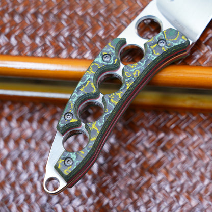 SHURA Sakura Blade Nemoto Design ZDP-189 Ceramic Carbon Fiber tactical knife