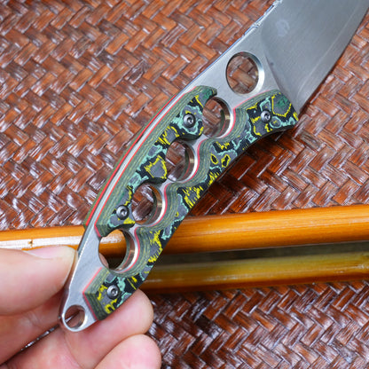 SHURA Sakura Blade Nemoto Design ZDP-189 Ceramic Carbon Fiber tactical knife