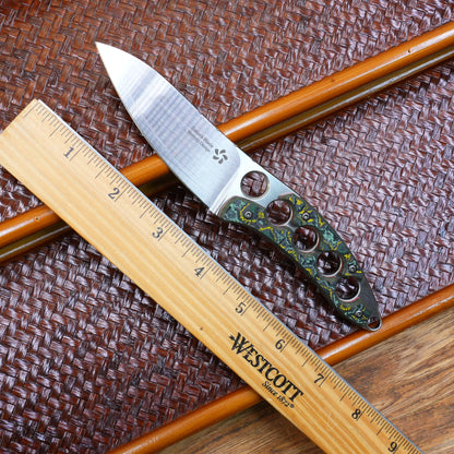 SHURA Sakura Blade Nemoto Design ZDP-189 Ceramic Carbon Fiber tactical knife