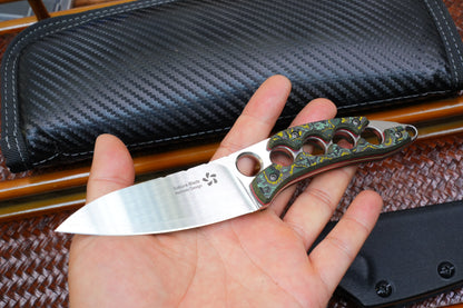 SHURA Sakura Blade Nemoto Design ZDP-189 Ceramic Carbon Fiber tactical knife