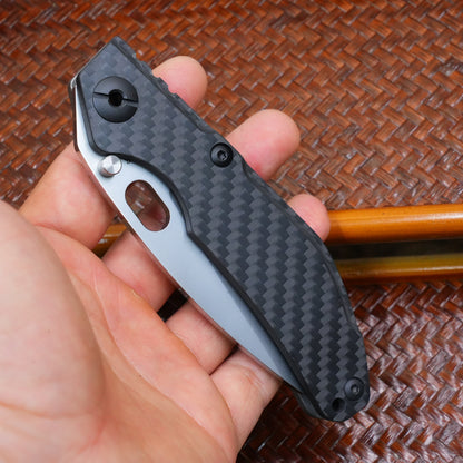 The initial prototype before production titanium handle + CF .Only 1