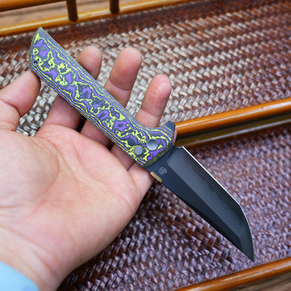2406-PRCF-DLC Chop2 Joker Color Ceramic Carbon Fiber New .45-style thumb disc