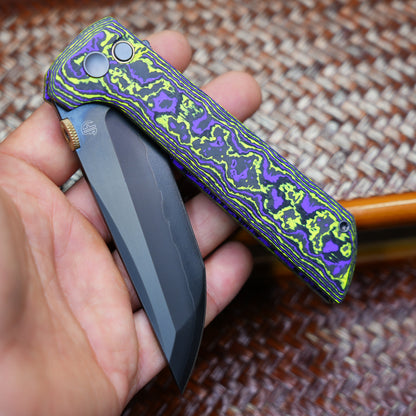 2406-PRCF-DLC Chop2 Joker Color Ceramic Carbon Fiber New .45-style thumb disc
