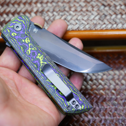 2406-PRCF-DLC Chop2 Joker Color Ceramic Carbon Fiber New .45-style thumb disc