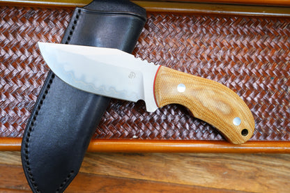 North Mountain Raccoon Skinner Hunting Knife Micarta Handel SLD-Magic
