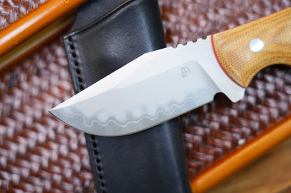 North Mountain Raccoon Skinner Hunting Knife Micarta Handel SLD-Magic