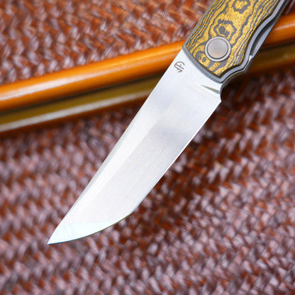 2412-GDCF Tanto Hand-brushed finish