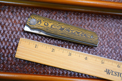 2412-GDCF Tanto Hand-brushed finish