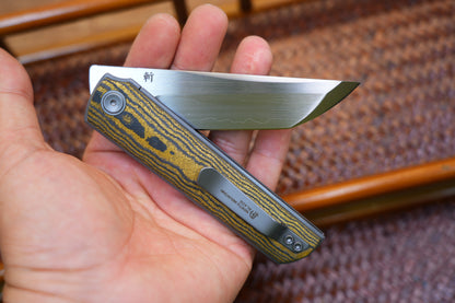 2412-GDCF Tanto Hand-brushed finish