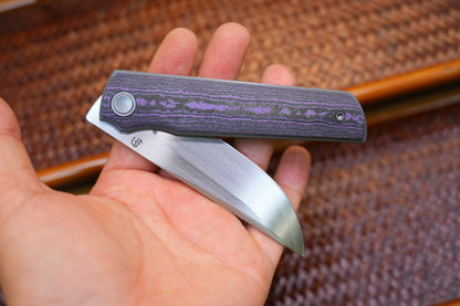 2412-PRCF Clip Point Hand-brushed finish