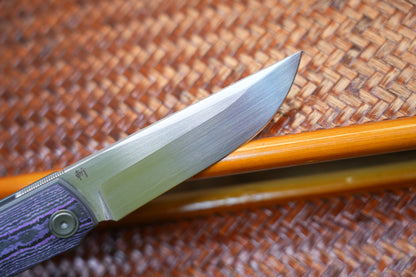 2412-PRCF Clip Point Hand-brushed finish