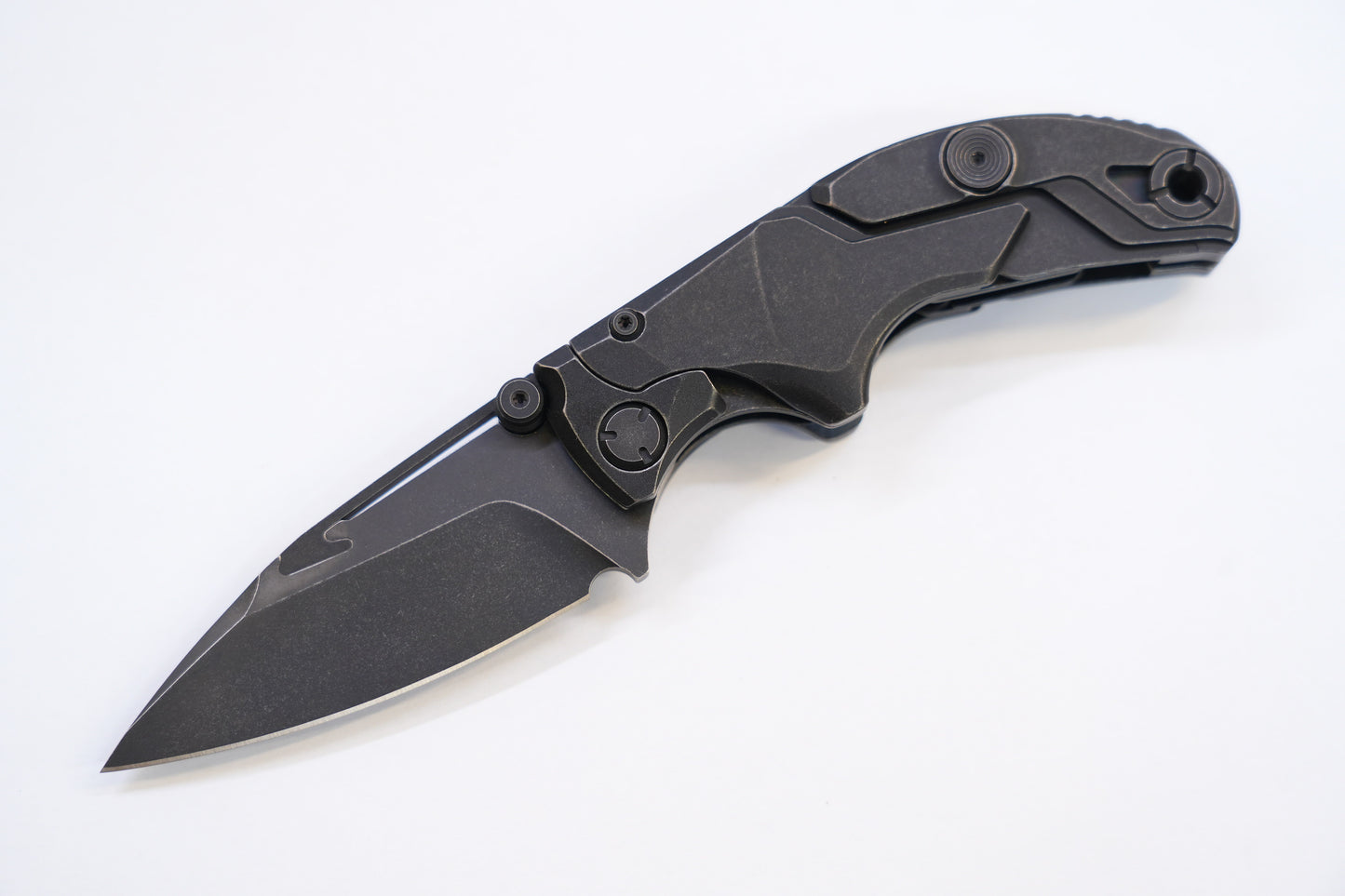 FS EDC Alkaid Black Titanium handle M390 blade