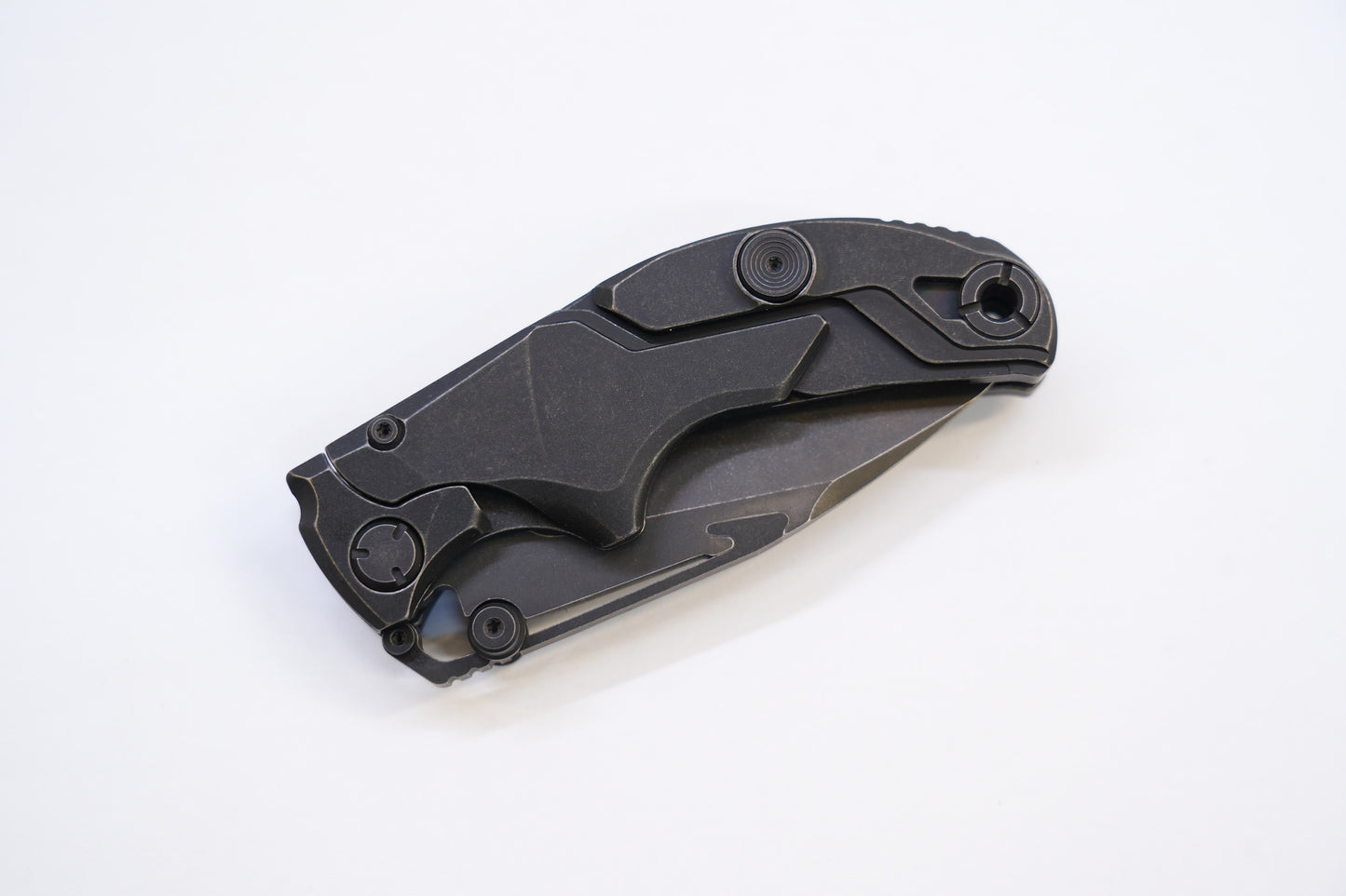 FS EDC Alkaid Black Titanium handle M390 blade