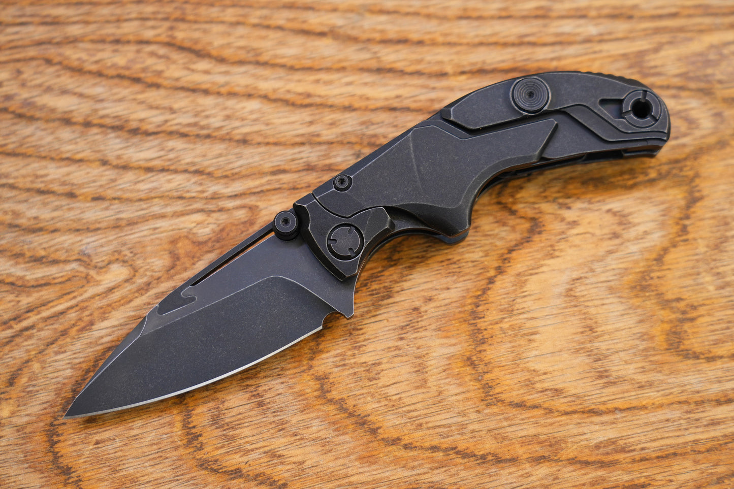 FS EDC Alkaid Black Titanium handle M390 blade