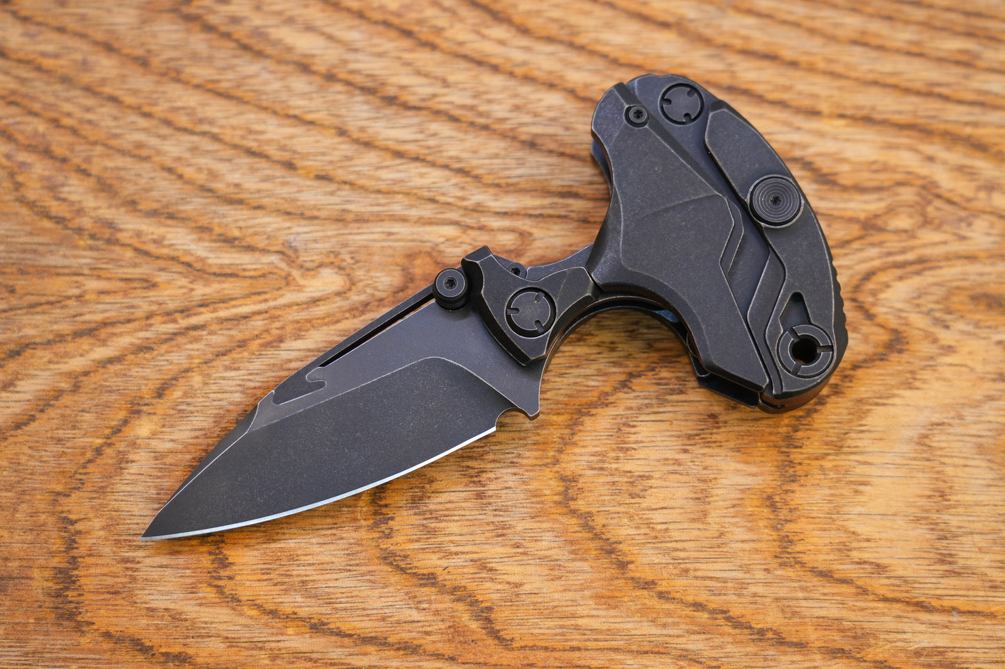 FS EDC Alkaid Black Titanium handle M390 blade