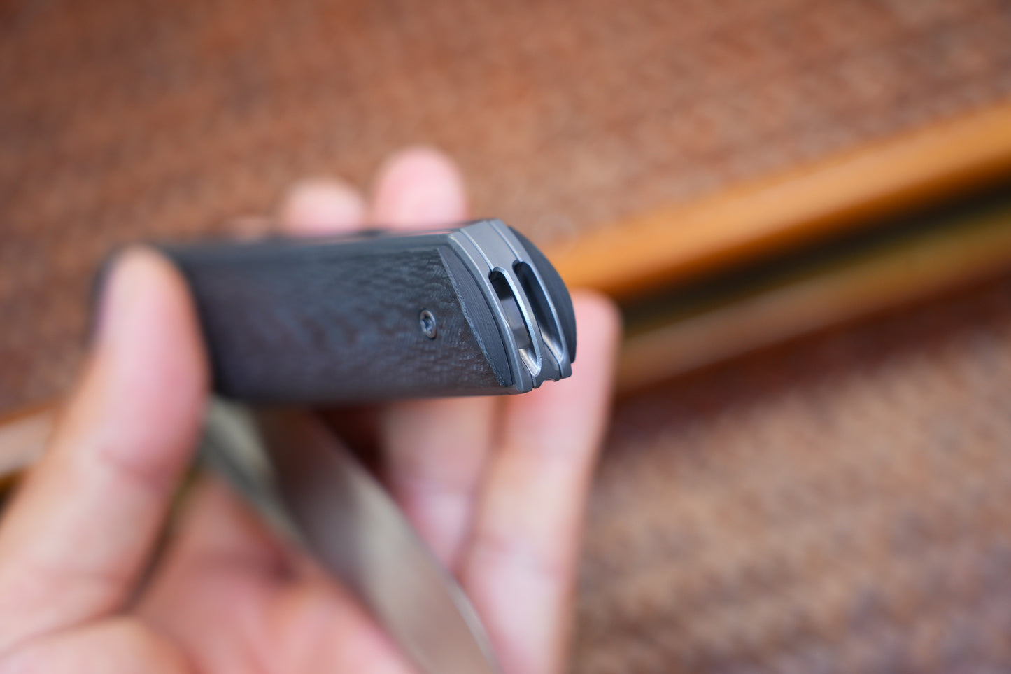 2412-CFCP Clip Point Hand-brushed finish