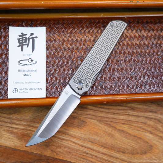 LEE Kick Stop M390 Blade Ti Handle 2411KT