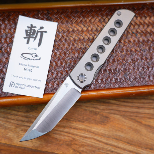 LEE Kick Stop M390 Blade Ti Handle 2411KT