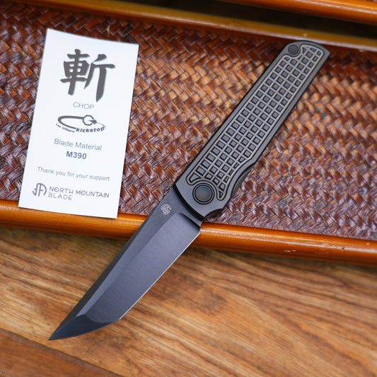 LEE Kick Stop M390 DLC Blade Ti Handle 2411KT