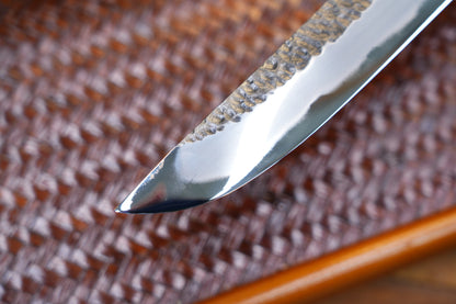Giant Folding Knife, Higonokami Style, Hand-Forged Blade, Hand-Polished Mirror Finish, Full-Forged Handle
