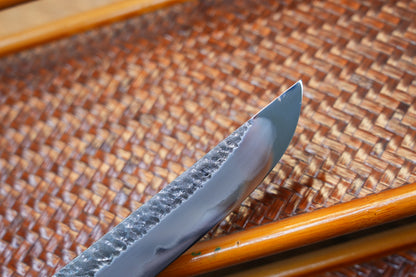 Giant Folding Knife, Higonokami Style, Hand-Forged Blade, Hand-Polished Mirror Finish, Full-Forged Handle